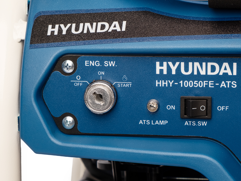 Бензиновый генератор HYUNDAI HHY-10050FE-ATS - фото 5 - id-p100244051