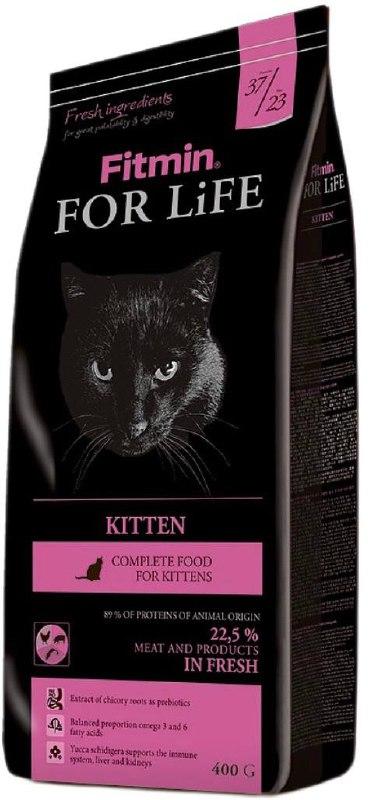Fitmin cat For Life Kitten корм для котят, 400г