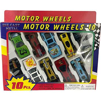 92753-10 Motor wheels 10 машинка 10шт, 21*18см