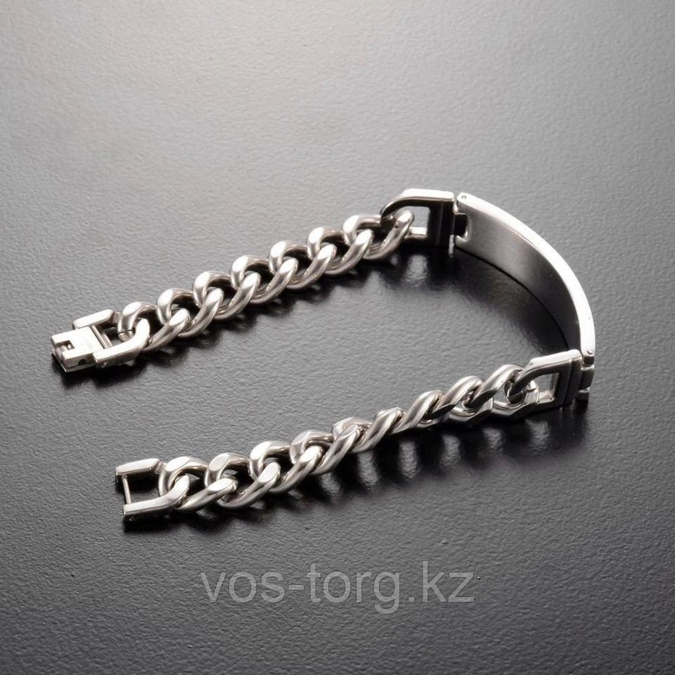 Браслет стальной для гравировки "Stainless steel lux" 8 мм - фото 3 - id-p100245383