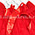 Юбка пачка детская с атласной окантовкой для танцев красная 30-36 размер, фото 5