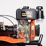 Мотоблок дизельный PATRIOT BOSTON-6D 6 л,с; фрезы: 1050 mm; коробка передач 2 вперед+ 1 назад;, фото 6