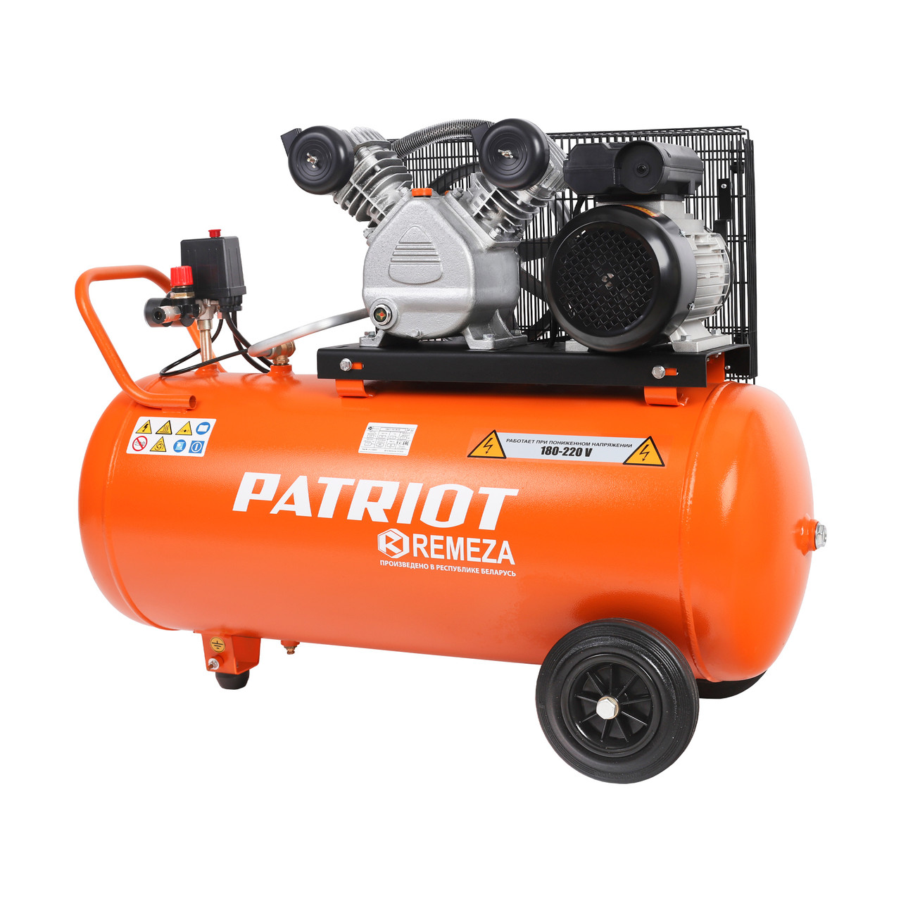 Компрессор поршневой ременной Patriot Remeza СБ4/С-100 LB