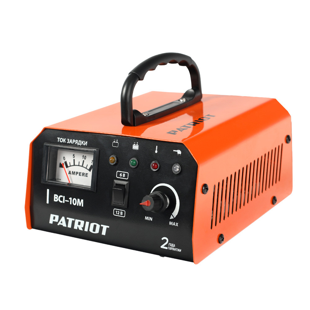 Зарядное устройство Patriot BCI-10 M 6/12В, 10А (WET, AGM, GEL) - фото 1 - id-p100257018