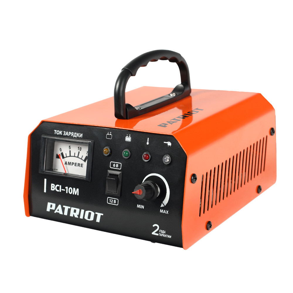 Зарядное устройство Patriot BCI-10 M 6/12В, 10А (WET, AGM, GEL)