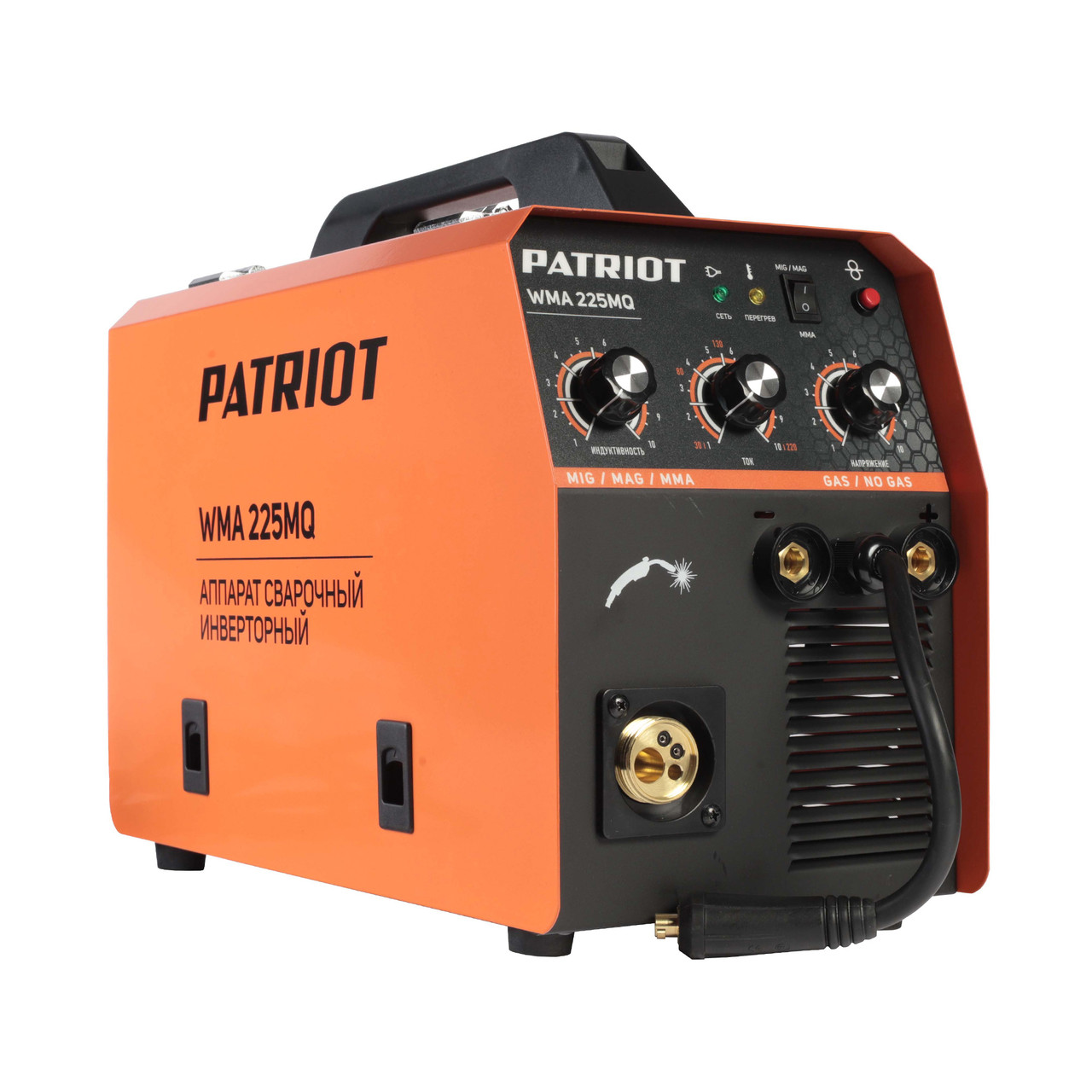 Полуавтомат сварочный инверторный PATRIOT WMA 225MQ 605301755 (от 40 до 220 А) - фото 6 - id-p100257037