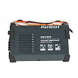 Аппарат сварочный инверторный PATRIOT WM230D MMA 605302023 (От 20 до 230 А, Электроды от 1,6 до 5 мм, фото 4