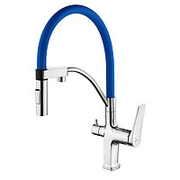 LM3074C-Blue Смеситель Lemark Comfort для кухни с подключением к фильтру с питьевой водой