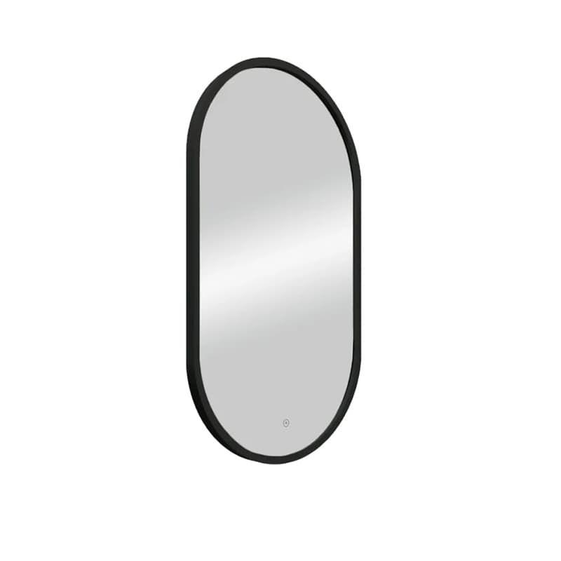 Зеркало Prime Black Led 450х800 в МДФ раме - фото 1 - id-p100263706