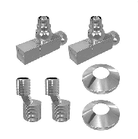 Комплект подключения Lemark LM03412S с квадратными вентилями