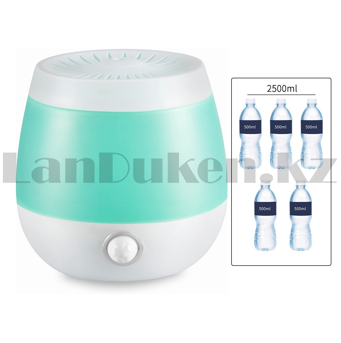 Увлажнитель воздуха арома-лампа ночник Humidifier XY32 2,5 л бирюзовый - фото 7 - id-p100268573