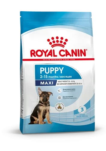 ROYAL CANIN Maxi Puppy для щенков крупных пород 4кг - фото 1 - id-p100273628
