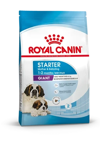 ROYAL CANIN Giant Starter Mother & Babydog для беременных, кормящих собак и щенков 4кг - фото 1 - id-p100274205