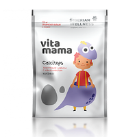 Calcitops, хрустящие шарики с какао-маслом (малина) - Vitamama