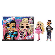 Набор 2 куклы LOL Surprise OMG Movie Magic Tough Dude и Pink Chick
