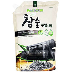 Натуральное средство для мытья посуды PoshOne Charcoal (Древесный уголь), 1,2л