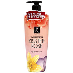 Парфюмированный шампунь для волос LG Elastine Kiss The Rose Дамасская Роза, 600мл
