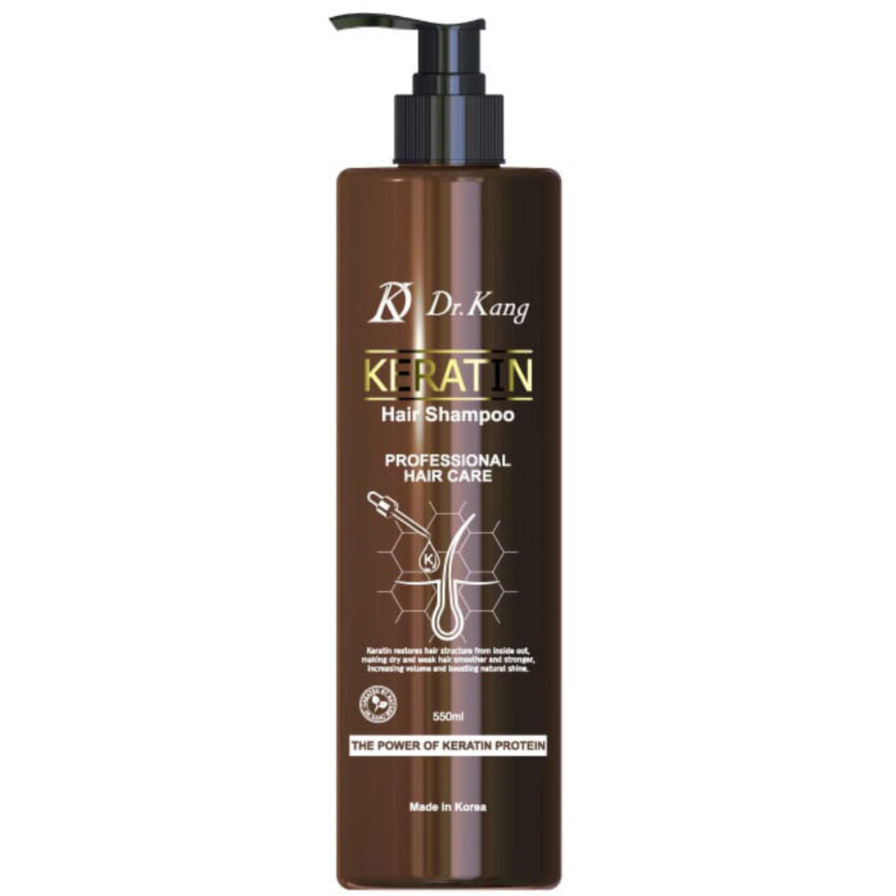 Шампунь для волос с кератином Dr.Kang Keratin Professional Hair Shampoo, 550мл