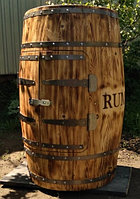 Бочка мини-бар с полкой