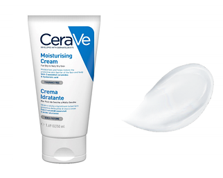 CeraVe увлажняющий крем для сухой и очень сухой кожи лица и тела  50мл