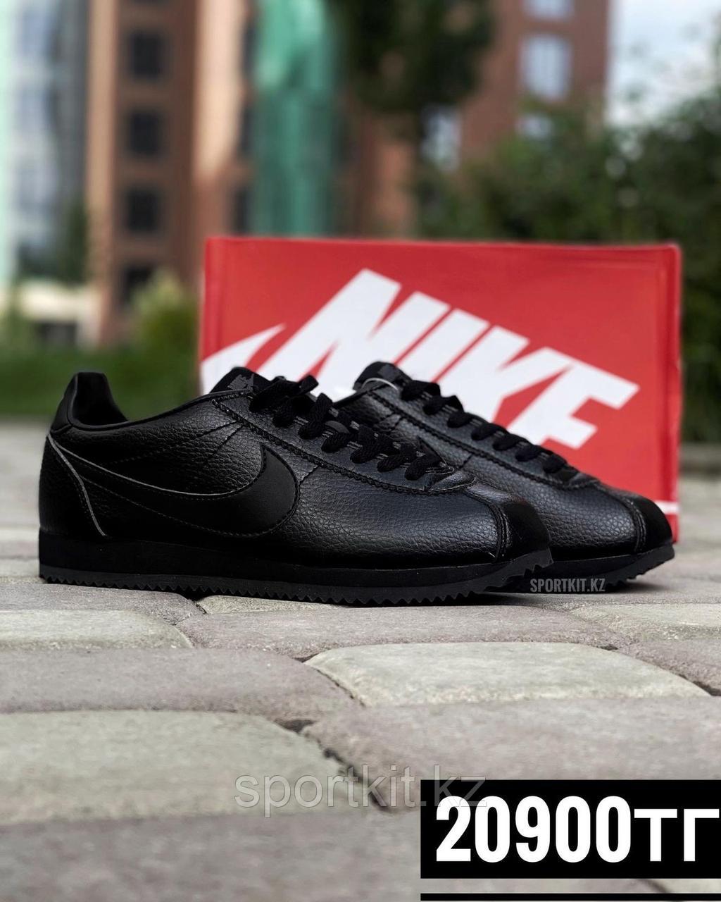 Крос Nike Cortez черн д2 - фото 1 - id-p100278572