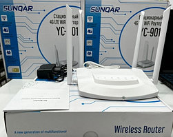 Беспроводной роутер 4G WIFI  с поддержкой 4G sim картой  YC-901