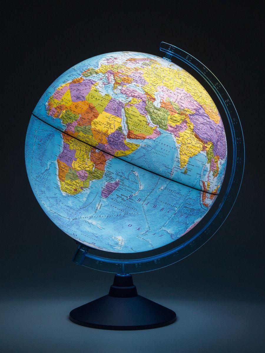 Интерактивный Политический Глобус, 32 см (подстветка от батареек, очки ВР) - фото 2 - id-p100281812