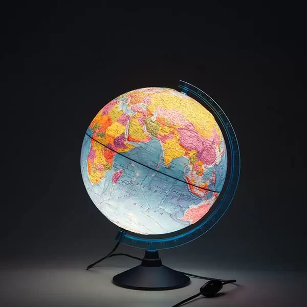 Интерактивный Политический Рельефный Глобус, 32 см (подстветка от сети, очки ВР) - фото 2 - id-p100281813