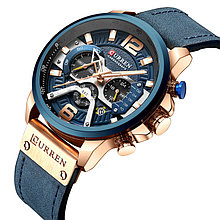 Часы мужские кварцевые водонепроницаемые CURREN M-8329