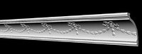 Плинтус потолочный Галтели из пенополистирола Glanzepol GP39 d90mm