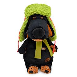 Мягкая игрушка Ваксон в стёганой шапке и шарфе, 27 см