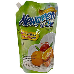 Натуральное средство для мытья посуды PoshOne Newgreen (Апельсин), 1.2л