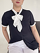 Женская блузка So French. Франция. Цвет: черный/белый. Размер EUR 36-42, фото 2