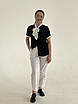 Женская блузка So French. Франция. Цвет: черный/белый. Размер EUR 36-42, фото 3