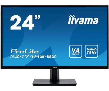 Liyama X2474HS-B2 Монитор LCD 23.8'' [16:9] 1920х1080(FHD) IPS, nonGLARE, 250cd/m2, H178°/V178° - фото 1 - id-p100285189