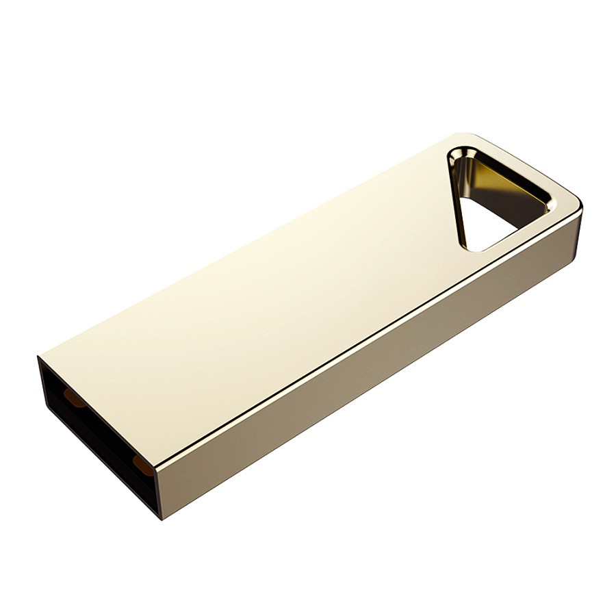 USB flash-карта SPLIT,  32Гб, сплав цинка, USB 2.0 UDP, золотистый, , 37303_32Gb