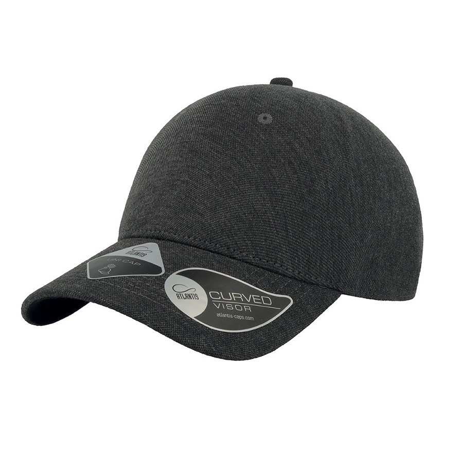 Бейсболка UNI-CAP PIQUET, без панелей и швов, без застежки, Серый, S_M, 25482.30 S_M - фото 1 - id-p100286253