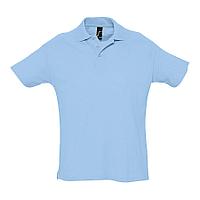 Рубашка поло мужская SUMMER II 170 , Голубой, 2XL, 711342.200 2XL