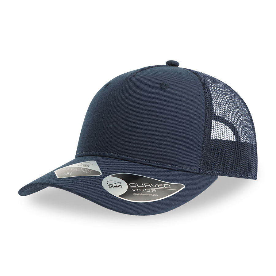 Бейсболка ZION, 5 клиньев, пластиковая застежка, Темно-синий, -, 25497.25