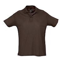 Рубашка поло мужская SUMMER II 170 , Коричневый, XL, 711342.398 XL