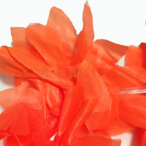 Гавайские бусы Леи из цветов оранжевых оттенков (диаметр по окружности 44-50 см) - фото 4 - id-p44702874