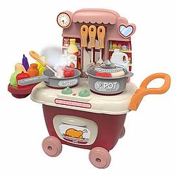 Игровой набор Кухня Taste Kitchen на колесиках Розовый Pituso