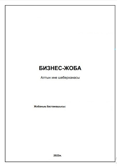 Мемлекеттік гранттар, микрокредиттер алуға бизнес-жоспар жасау, сондай-ақ инвестициялық жобаларды жасау