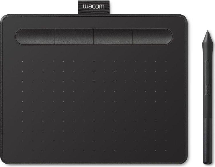 Графический планшет Wacom Intuos S Bluetooth Black черный - фото 1 - id-p100289827