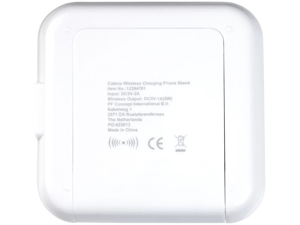 Беспроводная зарядка-подставка для смартфона Catena, белый - фото 3 - id-p100290210