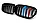 Решетка радиатора на BMW F20/F21 2015-17 ноздри в стиле M1 (Черный цвет + M Color), фото 2