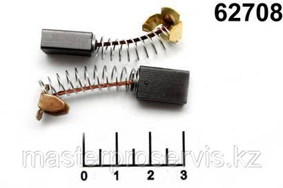 Графитовые щётки 6×10×14 мм (103) с пружиной для электроинструмента CROWN CT