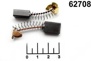 Графитовые щётки 6×10×14 мм (103) с пружиной для электроинструмента CROWN CT