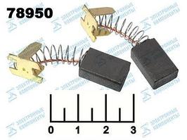 Графитовые щётки 7×11×17 мм (43) с пружиной для электродвигателя