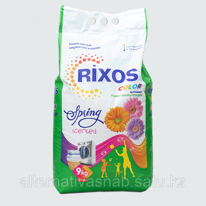 Стиральный порошок RIXOS Automat, 9 кг, для цветного - фото 1 - id-p100294199